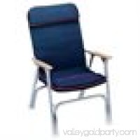 Seachoice Canvas Folding Chair, Blue   552700896